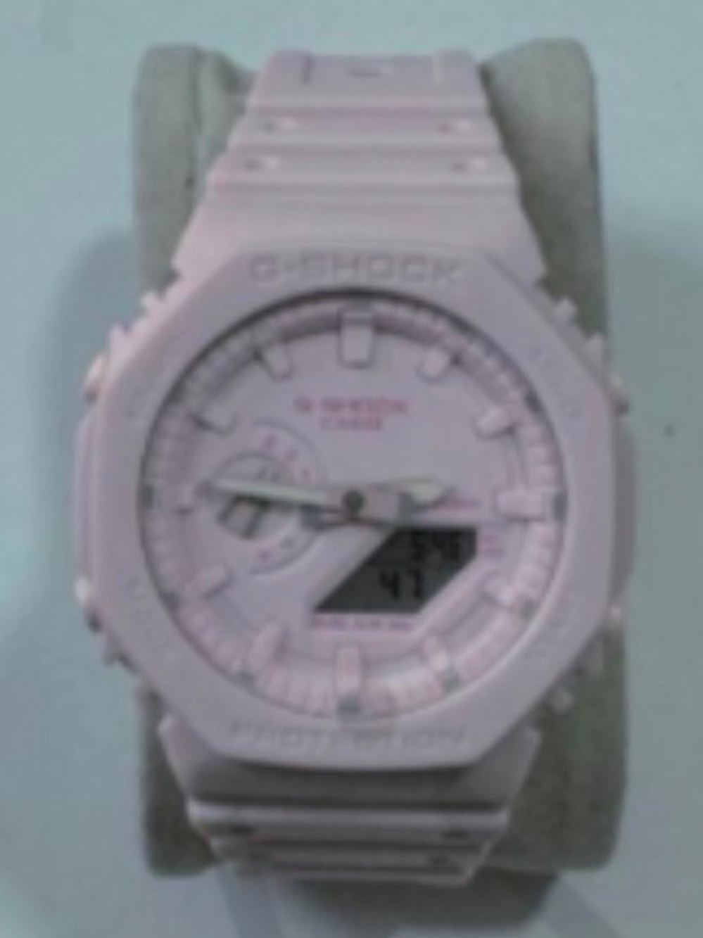 Casio G-Shock Light Pink Analog-Digital Resin Watch
